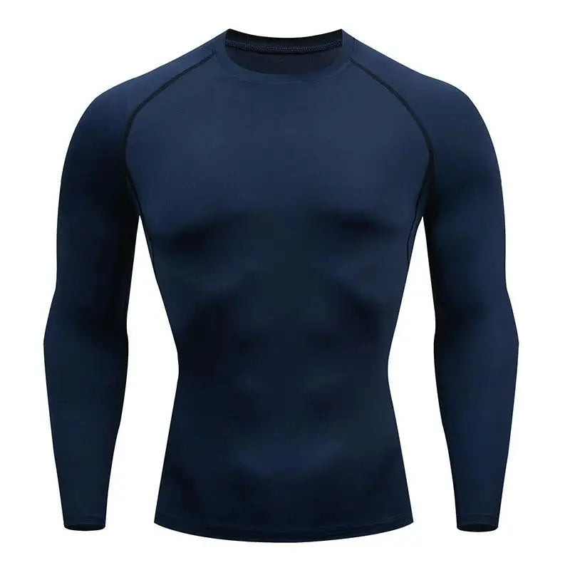 Bigzora Men’s Compression Long Sleeve Workout Shirt
