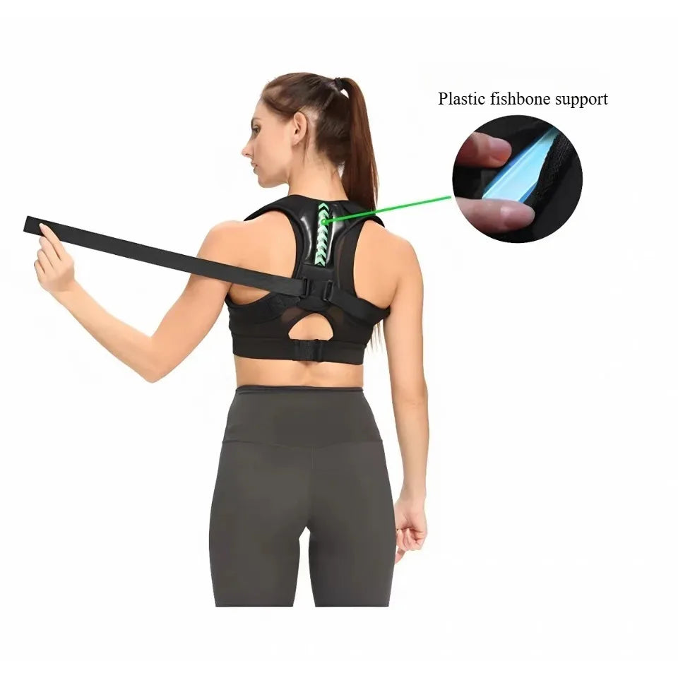 Bigzora Adjustable Posture Corrector Back Support Brace
