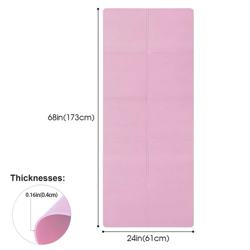 Bigzora 4MM EVA Yoga Mat Non Slip Exercise Fitness Mat