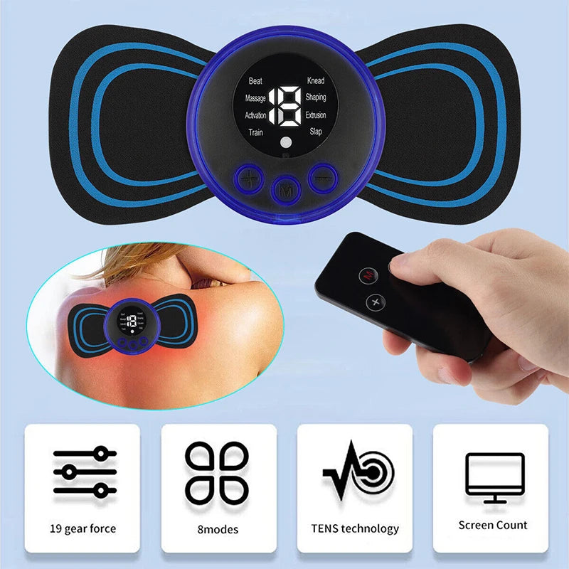 Bigzora TENS EMS Neck & Body Muscle Massager 19 Level