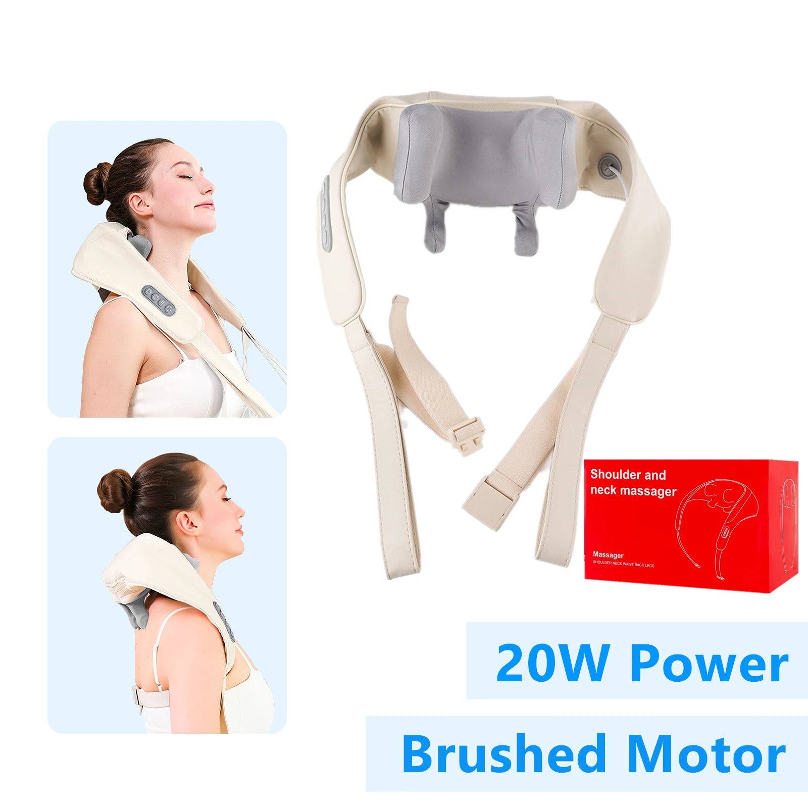Bigzora Wireless Neck & Shoulder Massage Shawl 26W