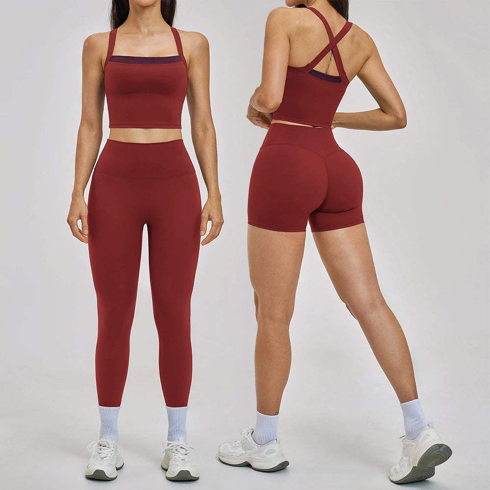 Bigzora Women’s Yoga Workout Set Sportswear Suit