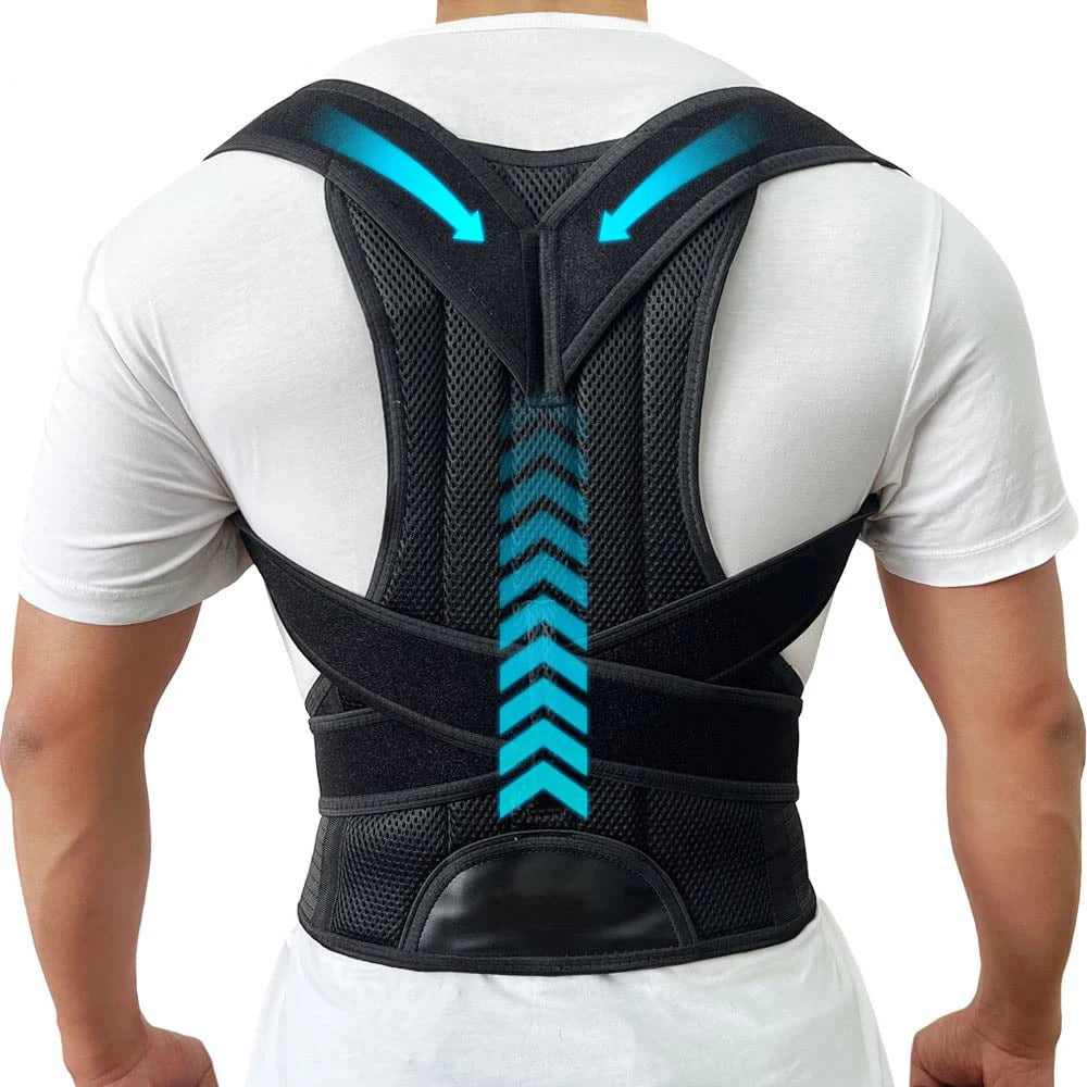 Bigzora Adjustable Back Posture Corrector Brace for Men & Women