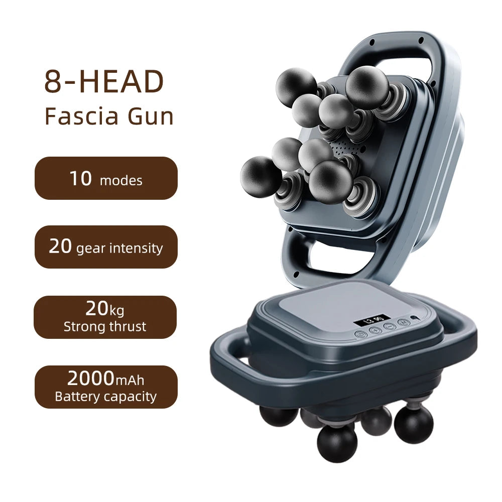Bigzora 42 Head Fascia Gun Deep Tissue Massage Gun