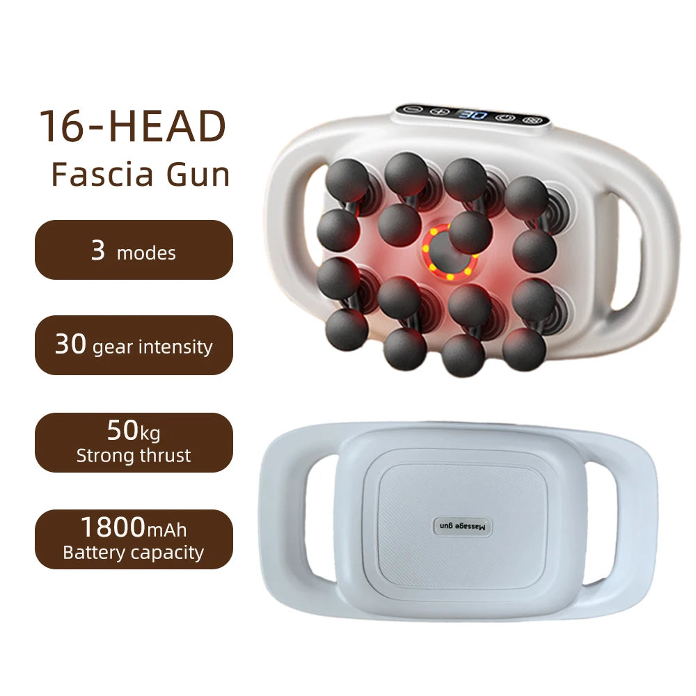 Bigzora 42 Head Fascia Gun Deep Tissue Massage Gun