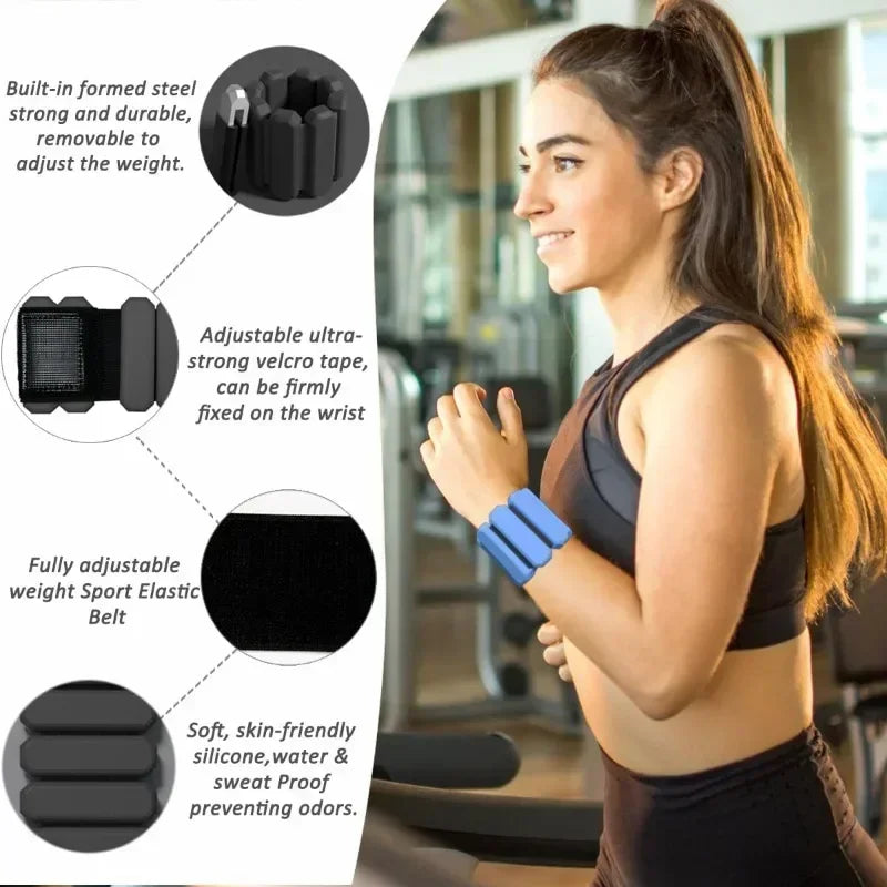 Bigzora Adjustable Wrist & Ankle Weights Fitness Bands