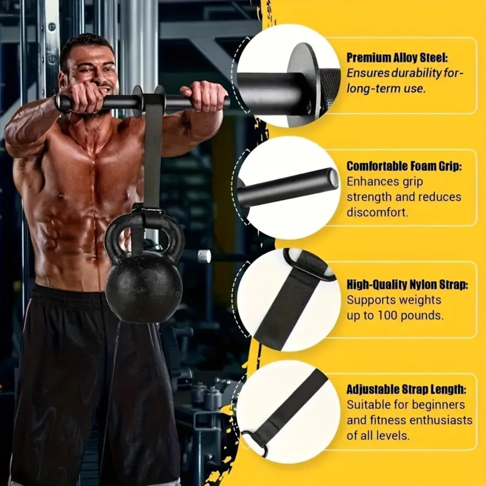 Bigzora Forearm Training Bar Wrist Strengthener Grip Trainer