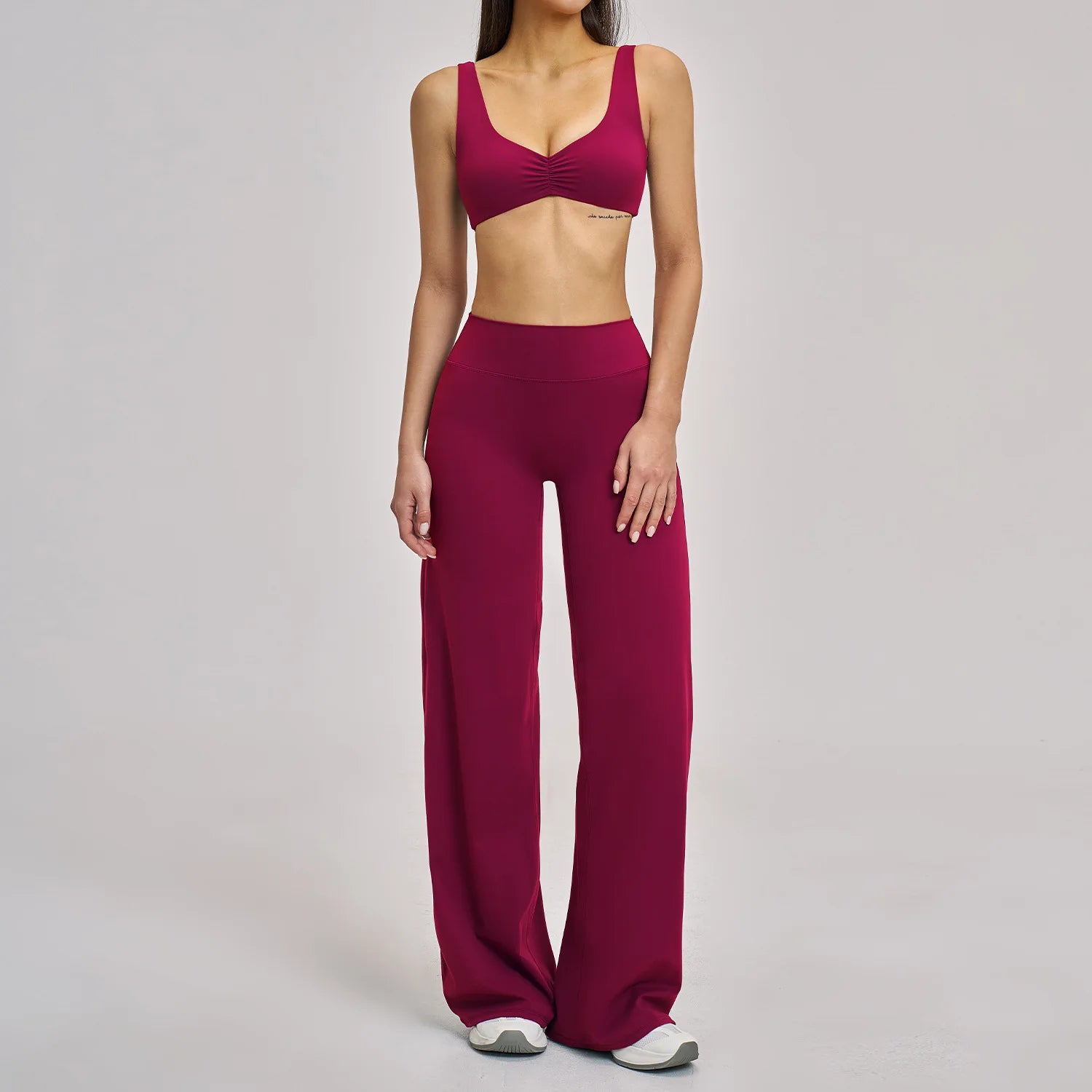 Bigzora Women’s Yoga Sports Set 2/3PCS Gym Tracksuit Outfit