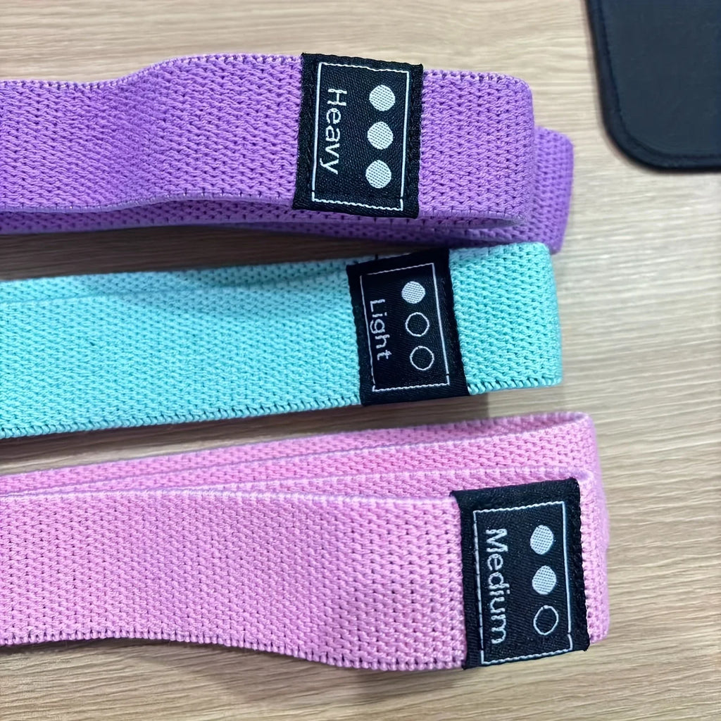 Bigzora Knit Resistance Bands for Yoga Strength Training
