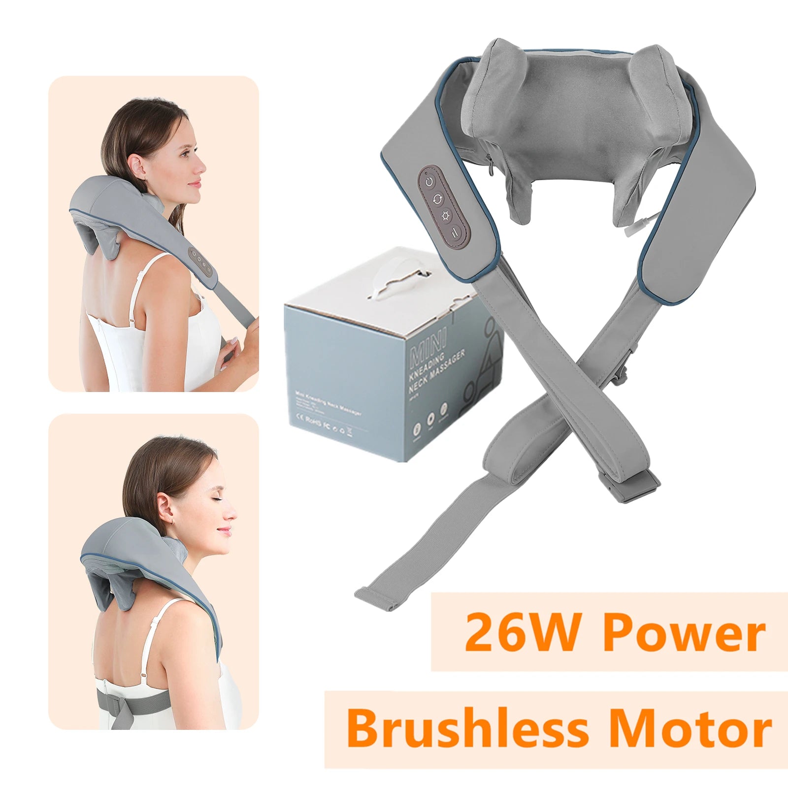 Bigzora Wireless Neck & Shoulder Massage Shawl 26W