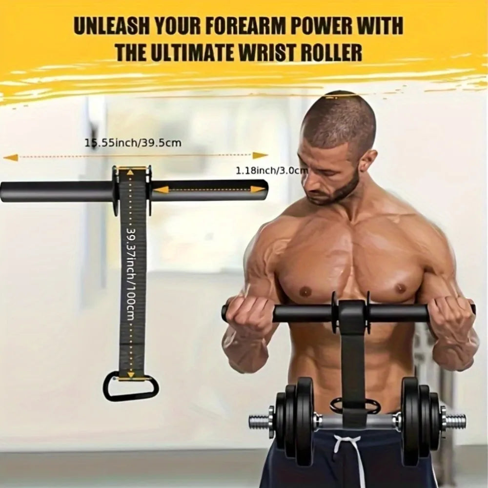 Bigzora Forearm Training Bar Wrist Strengthener Grip Trainer