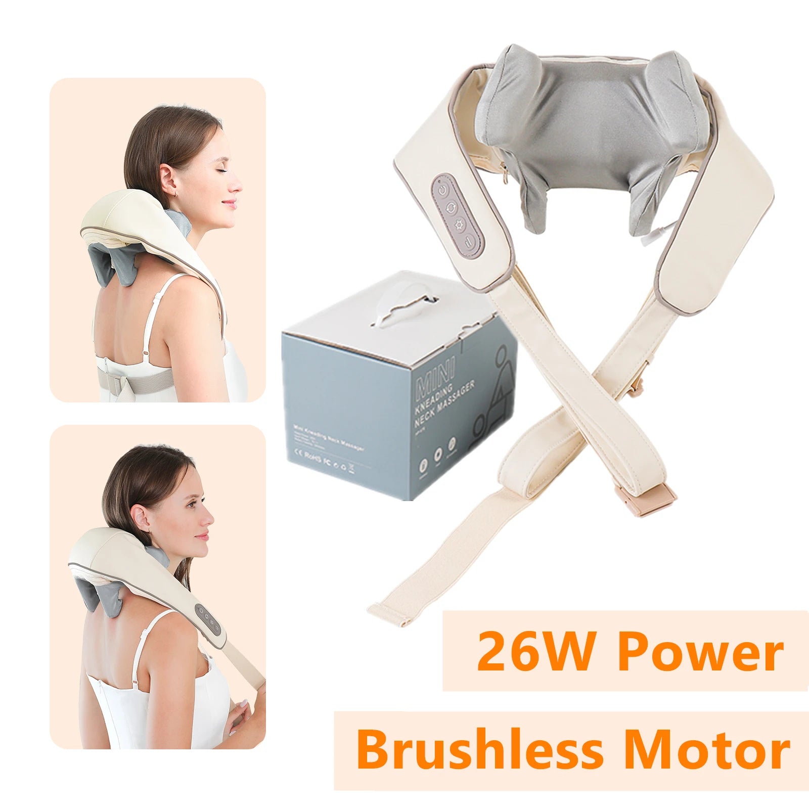 Bigzora Wireless Neck & Shoulder Massage Shawl 26W