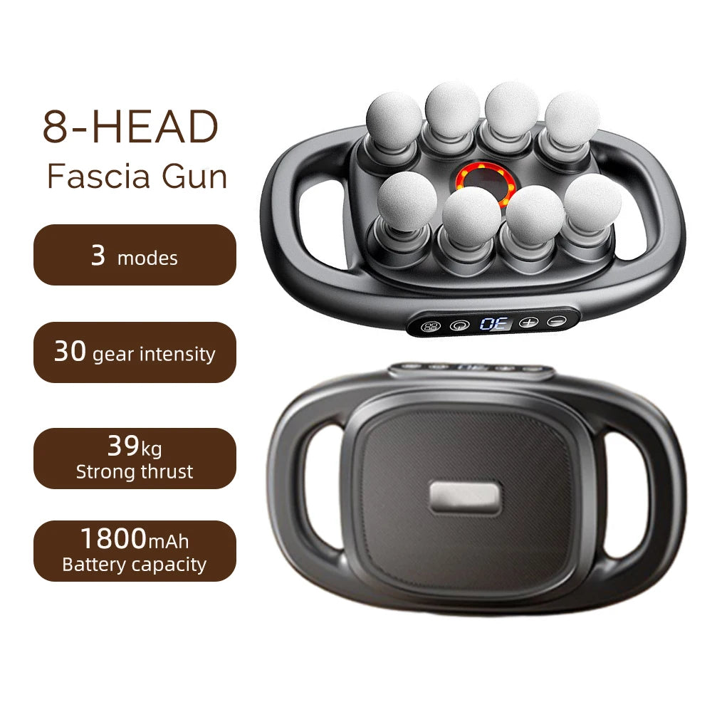 Bigzora 42 Head Fascia Gun Deep Tissue Massage Gun