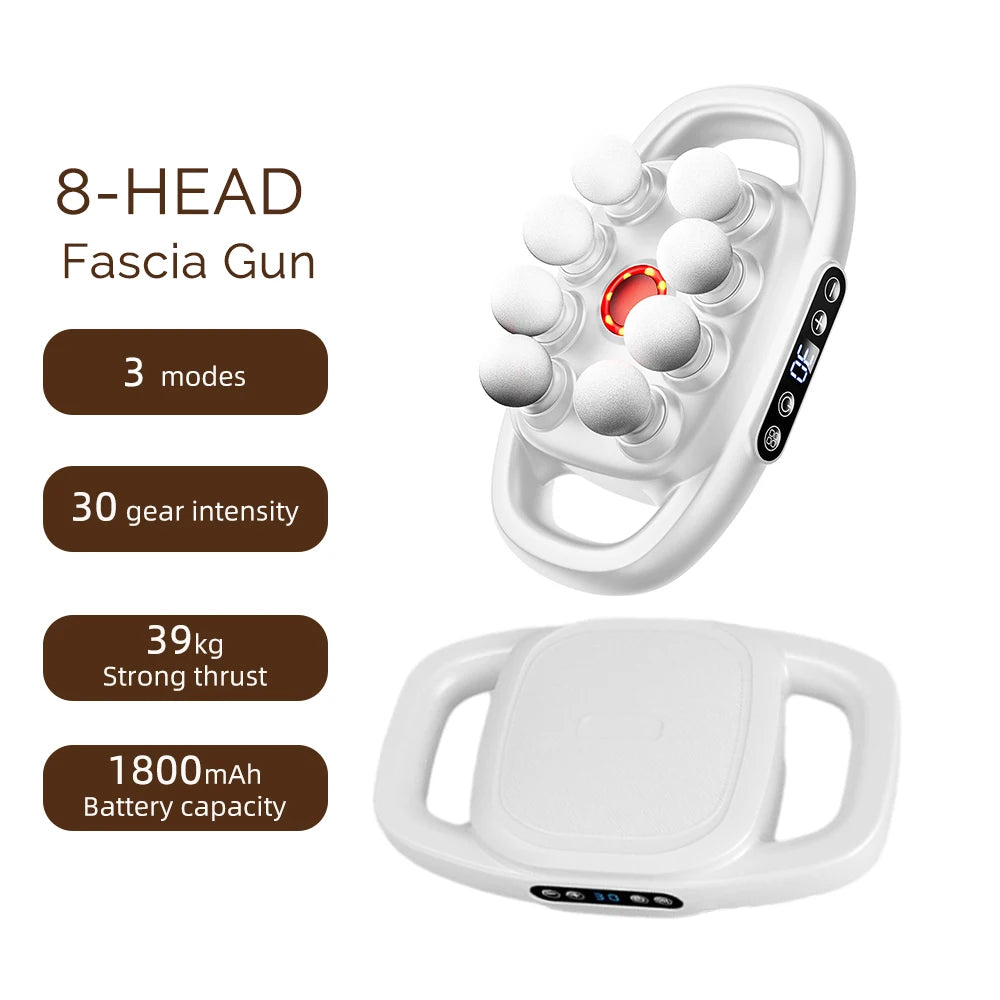Bigzora 42 Head Fascia Gun Deep Tissue Massage Gun