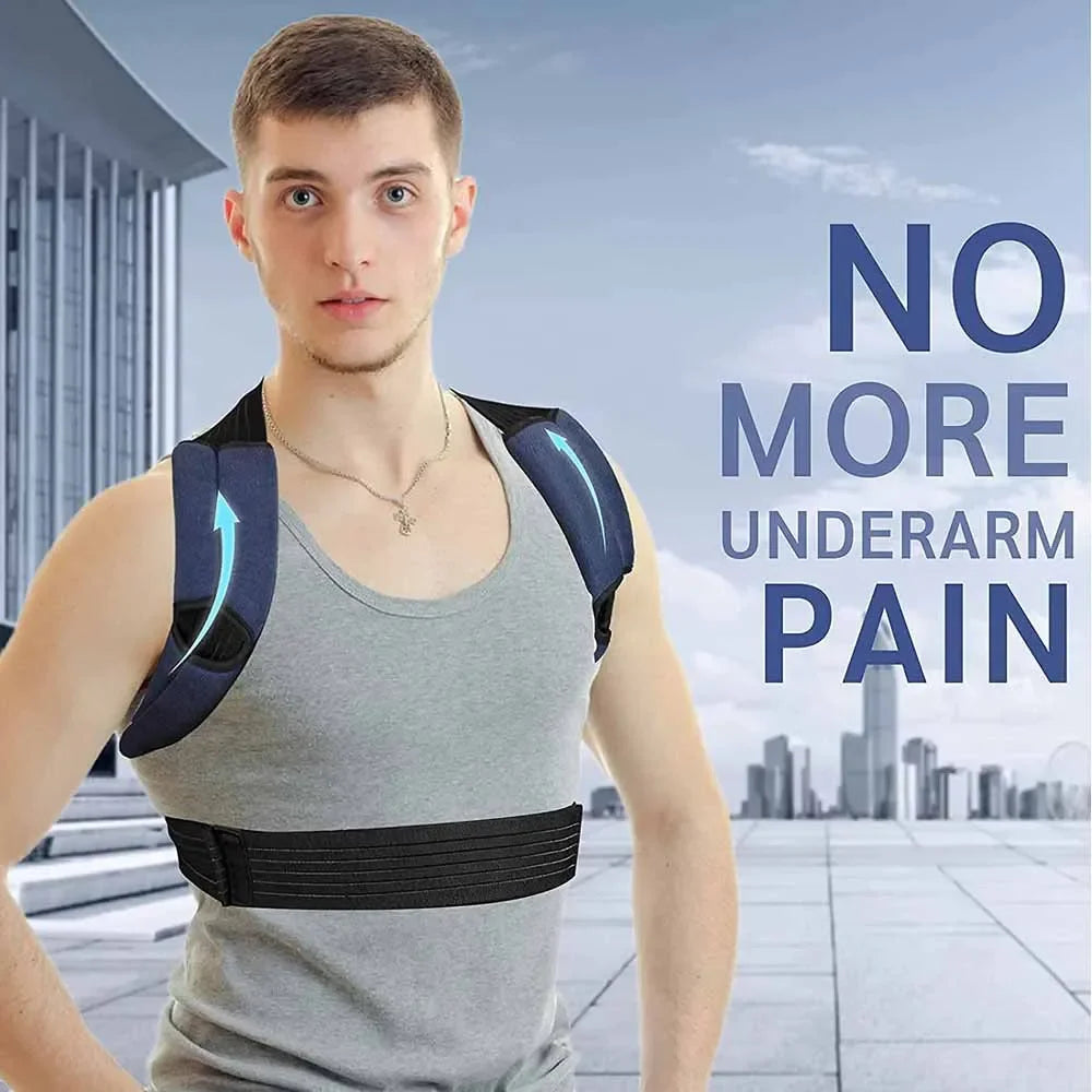 Bigzora Adjustable Posture Corrector Back & Shoulder Support Belt