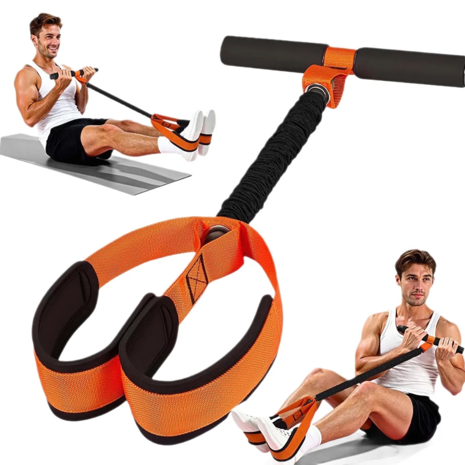 Bigzora Pedal Resistance Band for Home Fitness Workouts