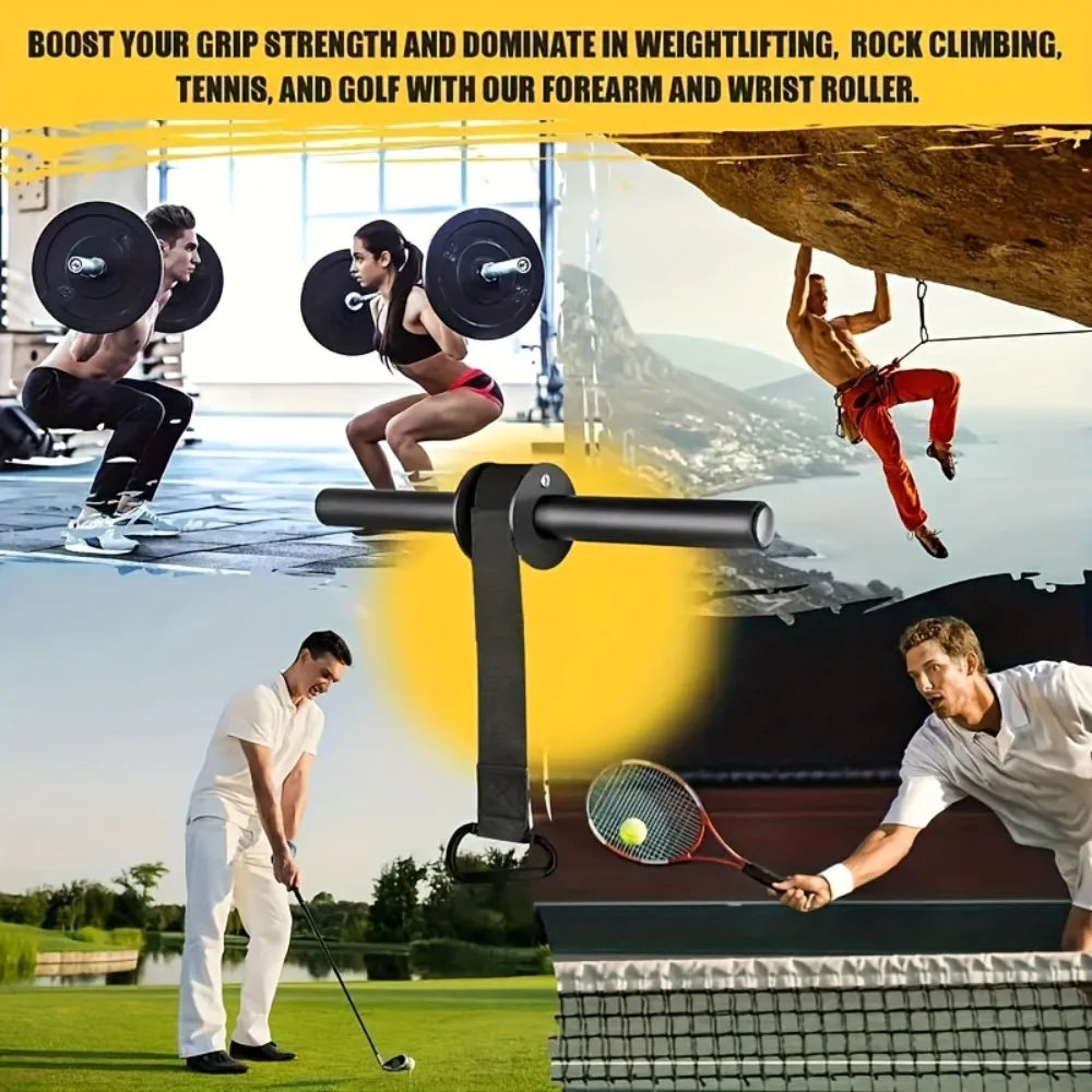 Bigzora Forearm Training Bar Wrist Strengthener Grip Trainer