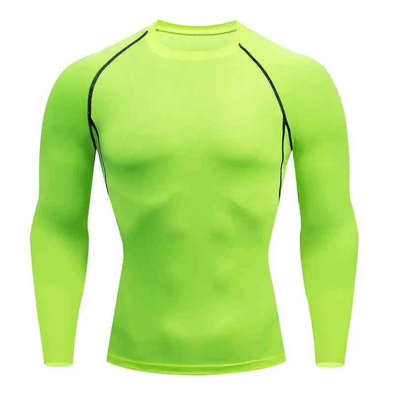 Bigzora Men’s Compression Long Sleeve Workout Shirt