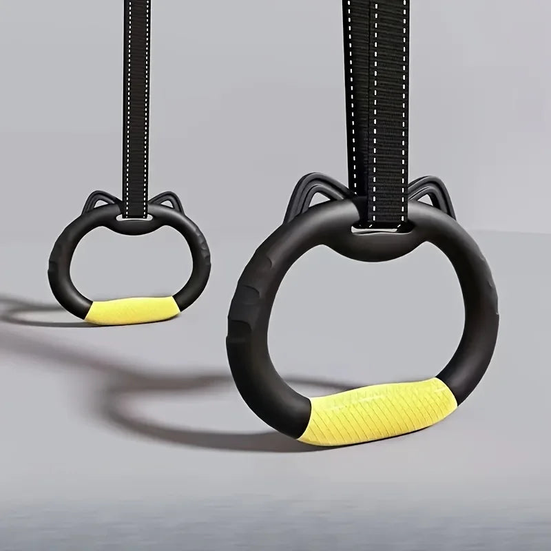 Bigzora Adjustable Gym Rings Grip Strength Training Set