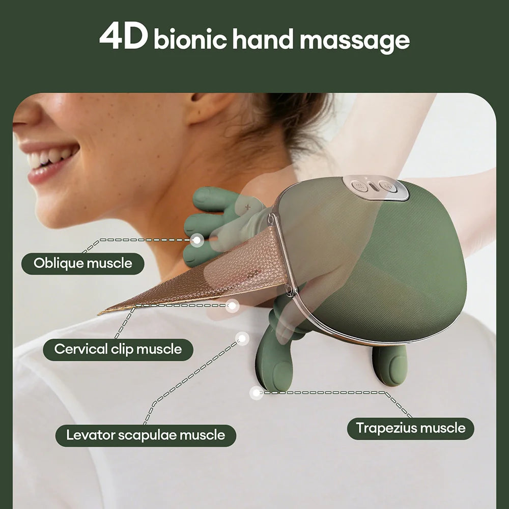 Bigzora 4D Neck & Shoulder Bionic Massage Shawl Wireless