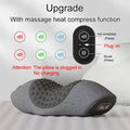Bigzora Electric Neck Massager Pillow with Heat & Vibration
