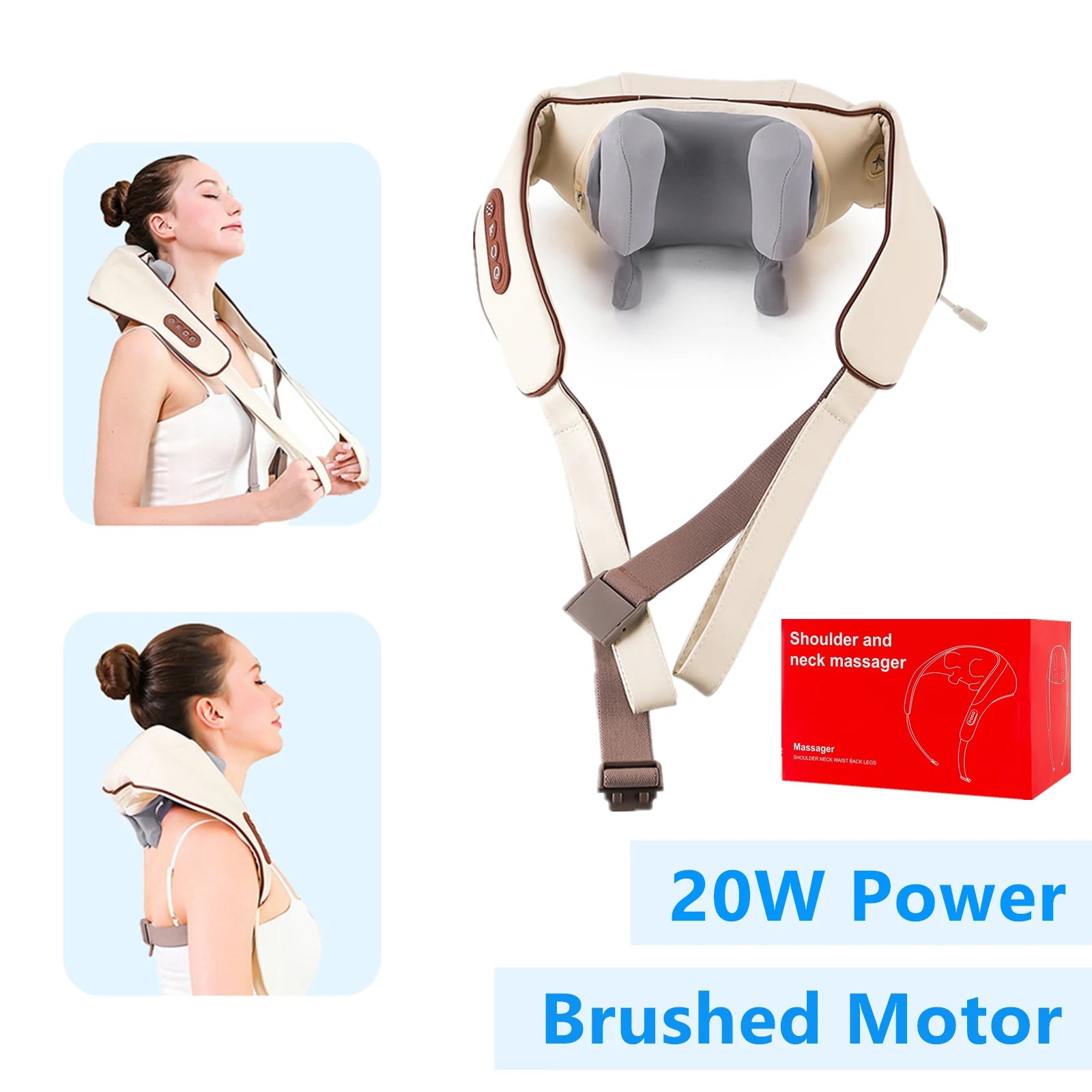 Bigzora Wireless Neck & Shoulder Massage Shawl 26W