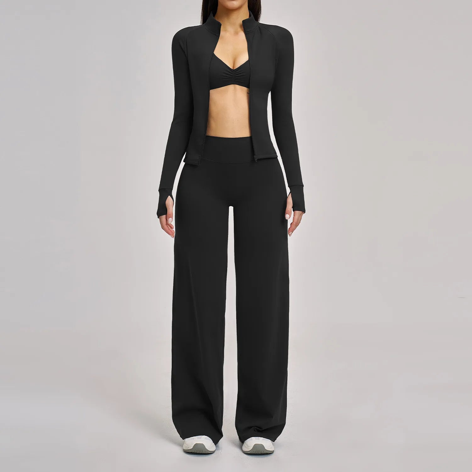 Bigzora Women’s Yoga Sports Set 2/3PCS Gym Tracksuit Outfit
