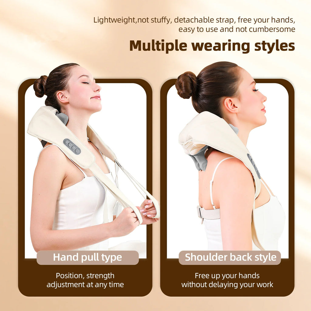 Bigzora Wireless Neck & Shoulder Massage Shawl 26W
