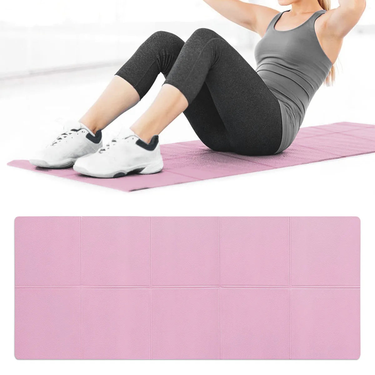 Bigzora 4MM EVA Yoga Mat Non Slip Exercise Fitness Mat