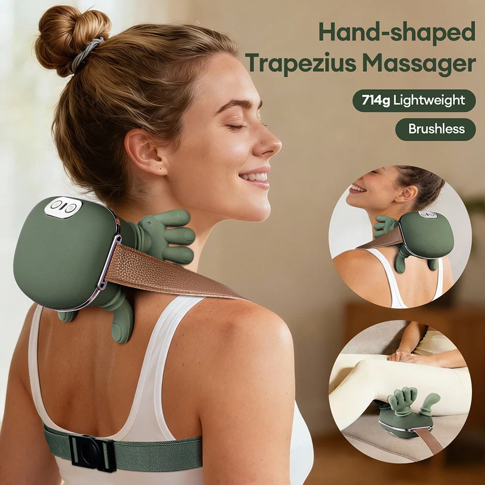 Bigzora 4D Neck & Shoulder Bionic Massage Shawl Wireless