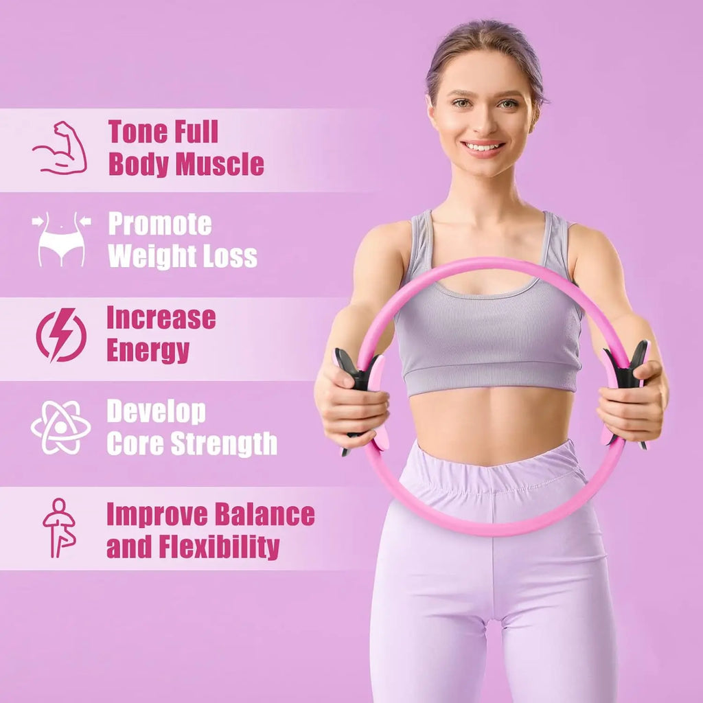Bigzora Pilates Magic Ring – Fitness Circle for Thigh, Abs