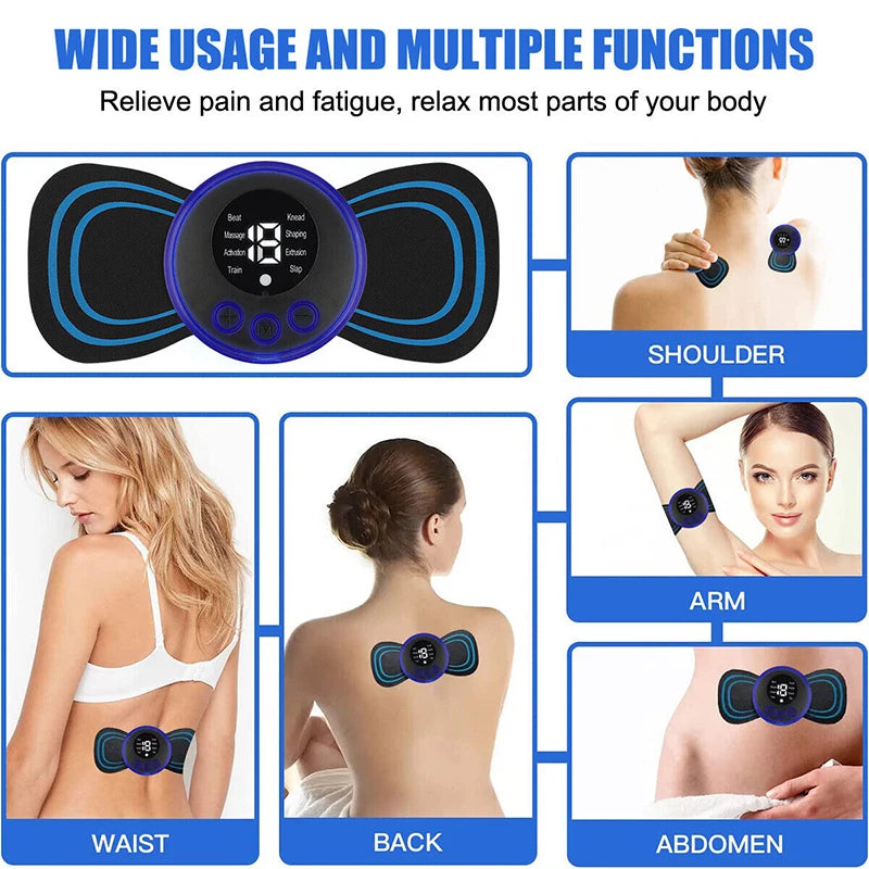 Bigzora TENS EMS Neck & Body Muscle Massager 19 Level