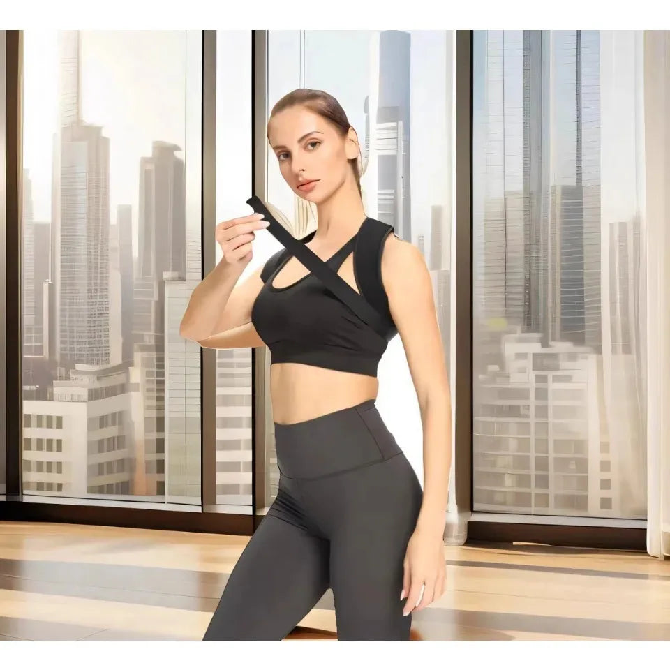 Bigzora Adjustable Posture Corrector Back Support Brace