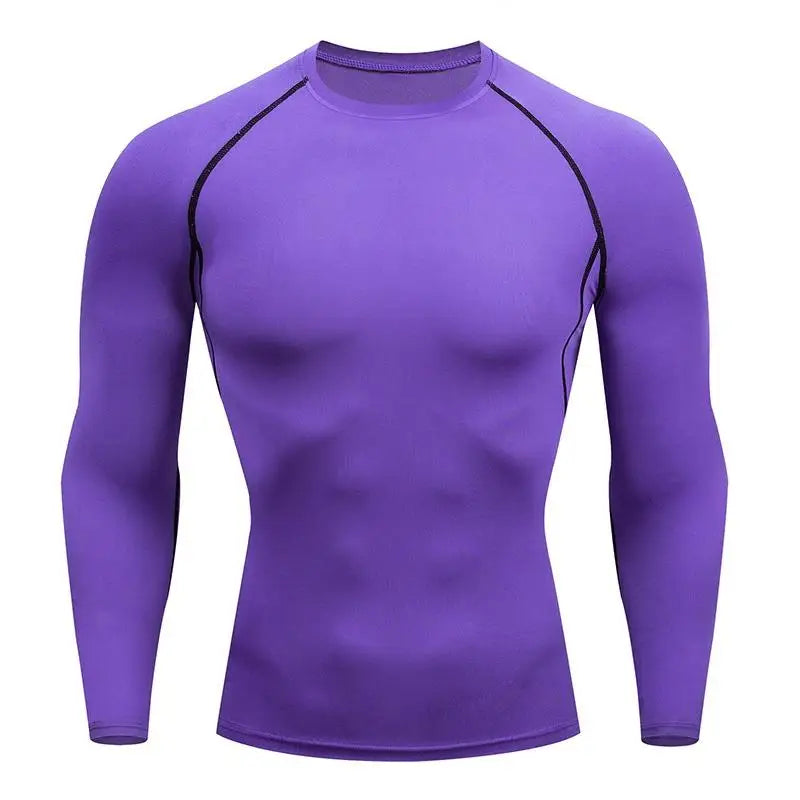 Bigzora Men’s Compression Long Sleeve Workout Shirt