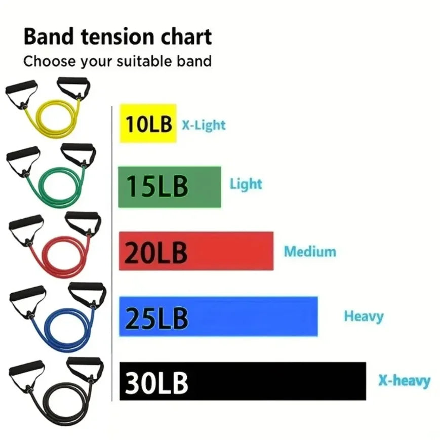 Bigzora Resistance Bands Set with Handles for Training