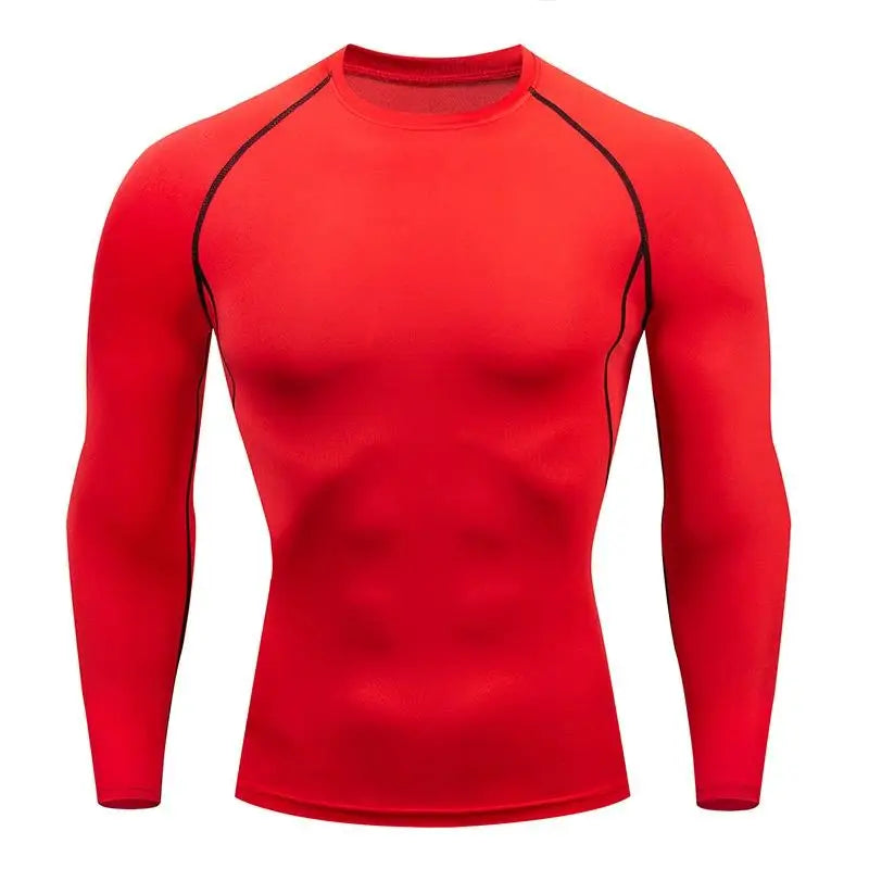 Bigzora Men’s Compression Long Sleeve Workout Shirt