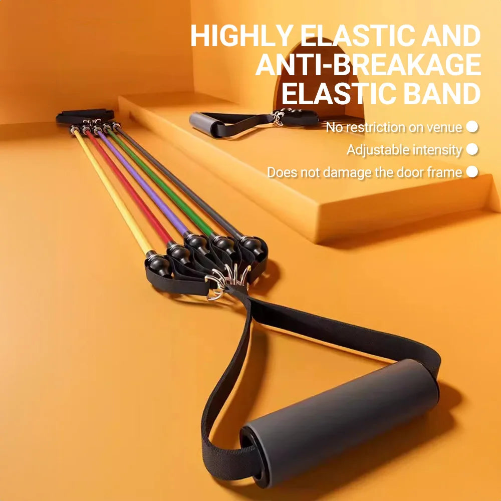 Bigzora Multi Function Resistance Bands Set Strength Training Kit