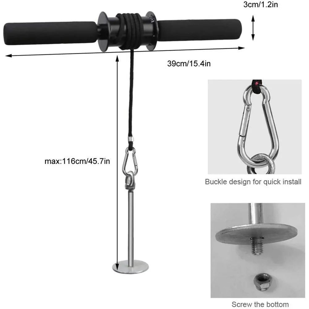 Bigzora Wrist Forearm Blaster Strength Training Roller