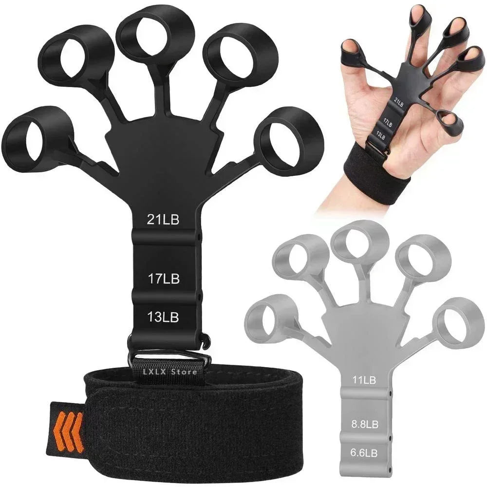 Bigzora Hand Grip Strengthener Finger Exerciser Trainer Tool