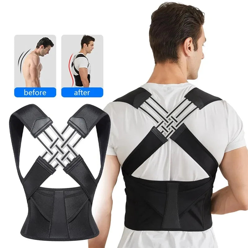 Bigzora Breathable Back Posture Corrector Brace for Women & Kids