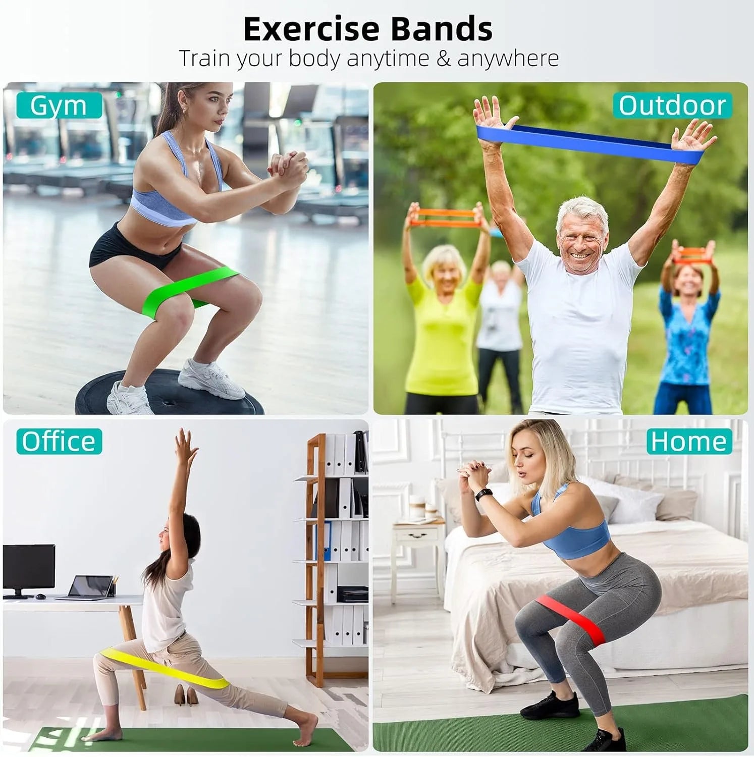 Bigzora TPE Resistance Bands Set for Strength Training