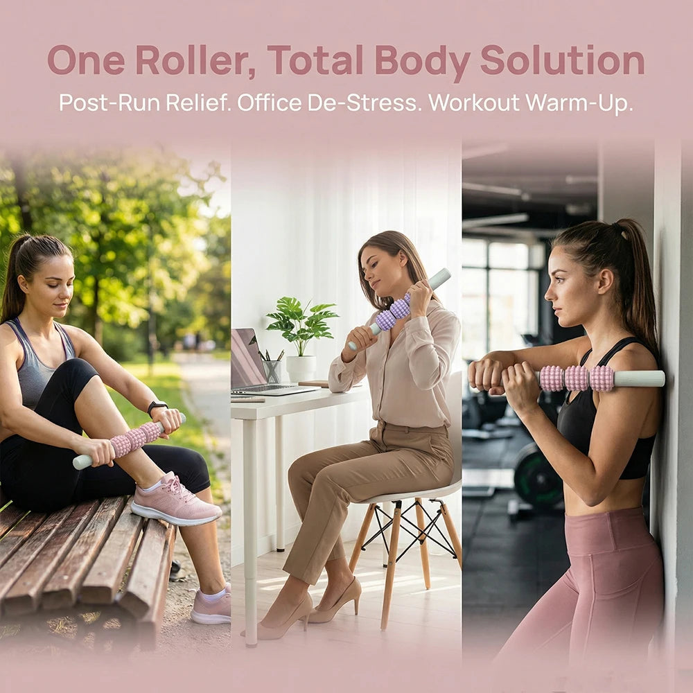 Bigzora Muscle Massage Rod Fascia Roller Yoga Recovery Stick