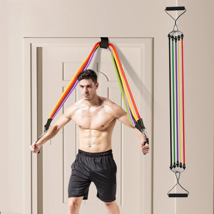 Bigzora Multi Function Resistance Bands Set Strength Training Kit