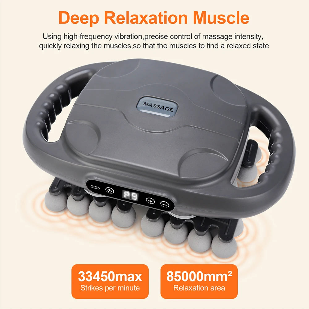 Bigzora 42 Head Fascia Gun Deep Tissue Massage Gun