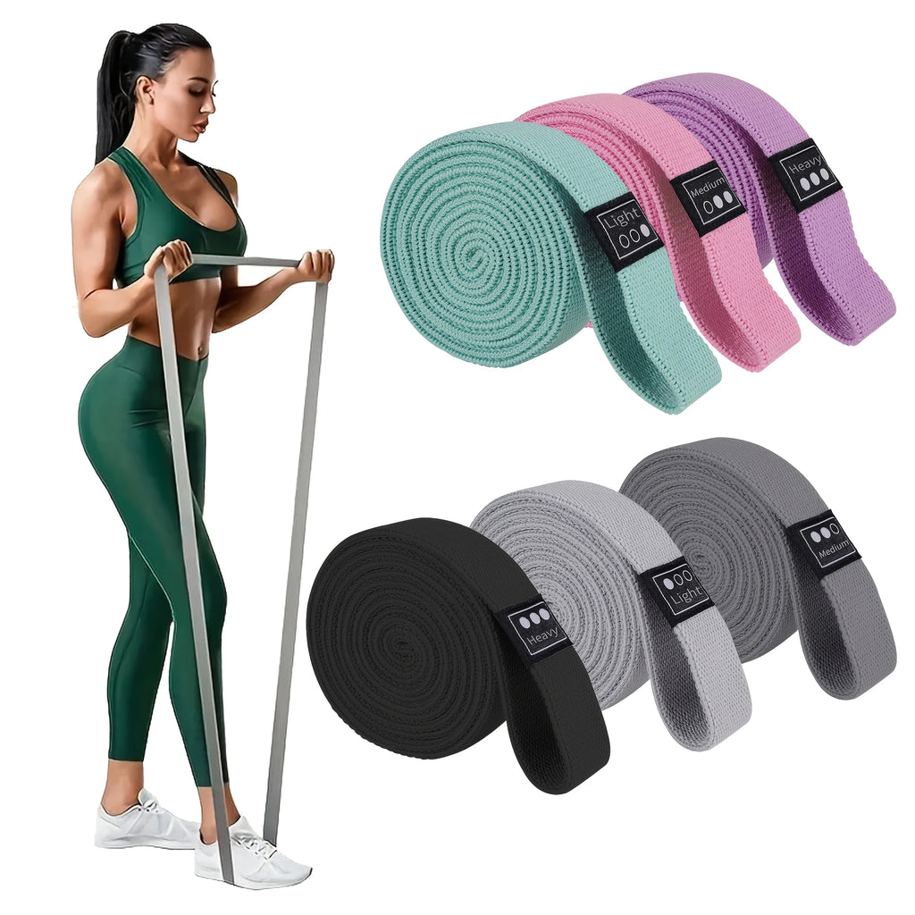Bigzora Knit Resistance Bands for Yoga Strength Training