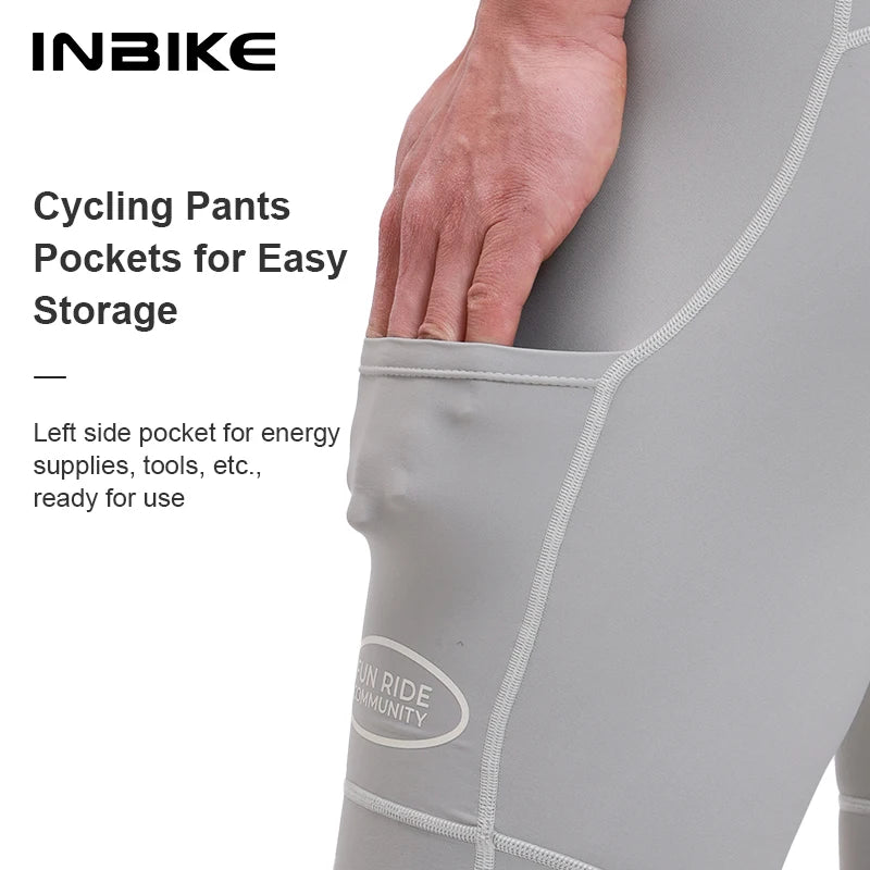 Bigzora Men’s Cycling Bib Shorts Breathable Biking Tights