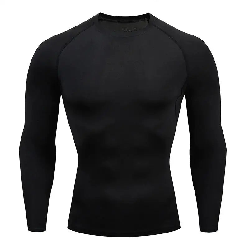 Bigzora Men’s Compression Long Sleeve Workout Shirt