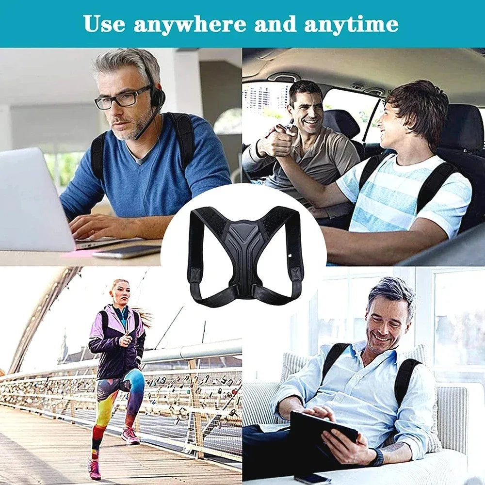 Bigzora Adjustable Shoulder & Back Posture Corrector Belt