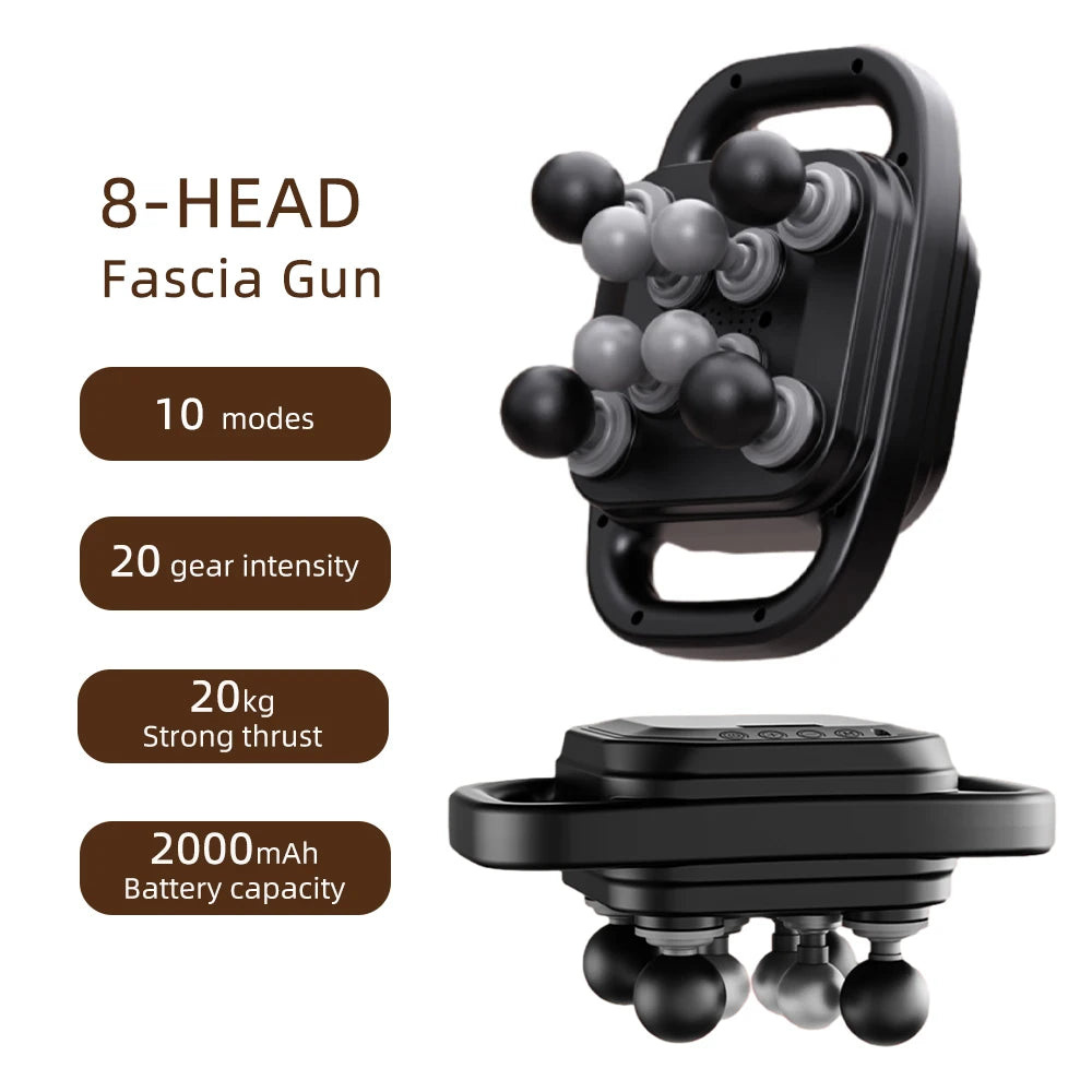 Bigzora 42 Head Fascia Gun Deep Tissue Massage Gun