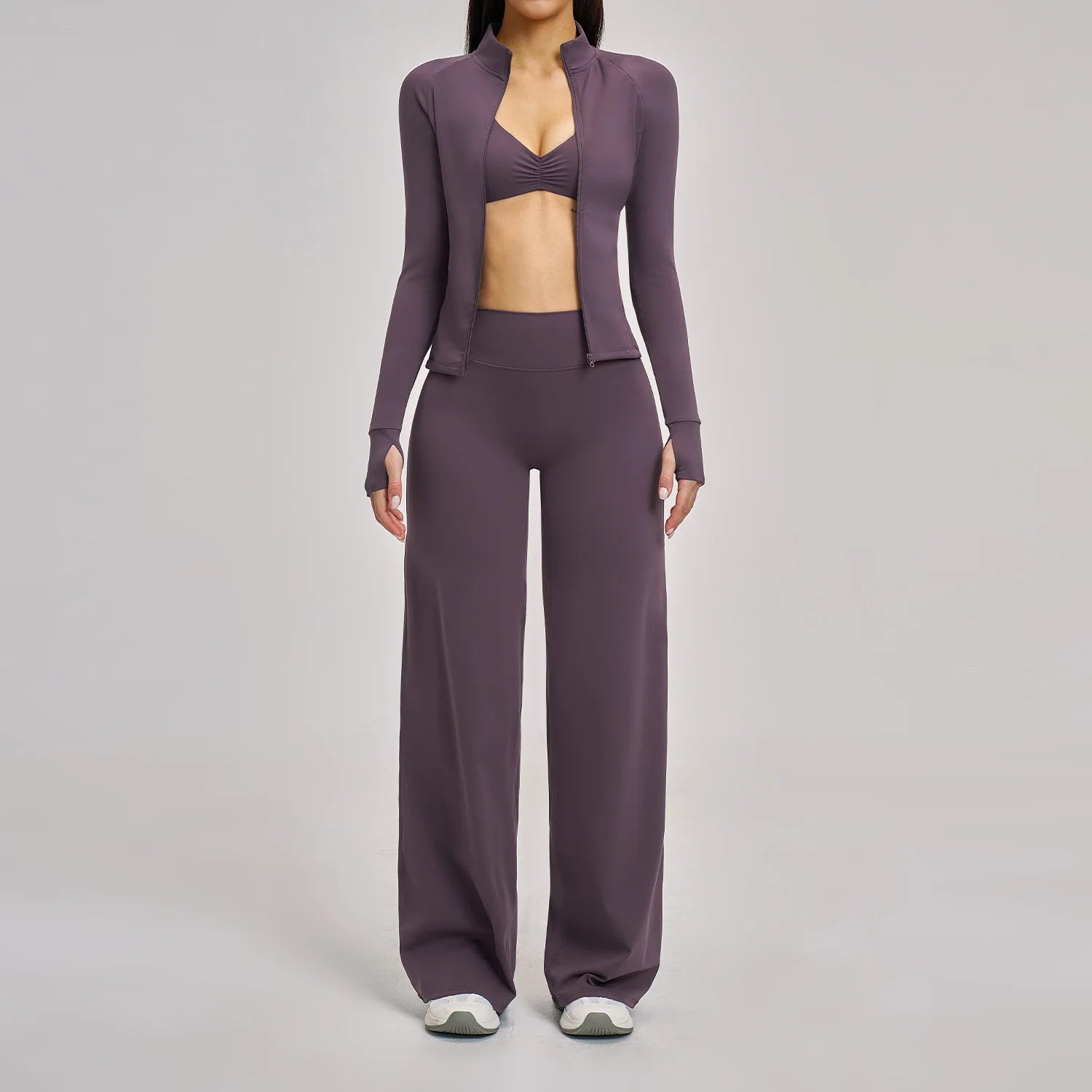 Bigzora Women’s Yoga Sports Set 2/3PCS Gym Tracksuit Outfit